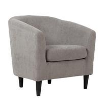 Fotelis Home4you Wester 21596 Light Grey, 76x68.5x74 cm
