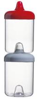 maisto dezute stikline - ViceVersa Round Canister 1L Grey - 2 nuotrauka