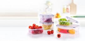skaidrus indeliai - Lock & Lock Calssic Food Box Set 5pcs - 2 nuotrauka