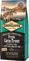 CARNILOVE Adult Fresh su karpiu ir upėtakiu 12 kg