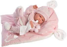 pagalvele kudikiui - Llorens Doll Newborn Nica Rosa 40cm 73860 - 2 nuotrauka