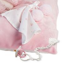 pagalvele kudikiui - Llorens Doll Newborn Nica Rosa 40cm 73860 - 6 nuotrauka