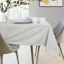 staltiese 120x120 - AmeliaHome Gaia Tablecloth HMD Cream 120x120cm - 4 nuotrauka
