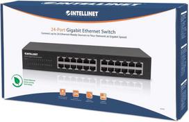 tinklo komutatoriai - Intellinet 24-Port Gigabit Ethernet Switch - 6 nuotrauka