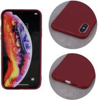 ultra 3 apple - Mocco "Ultra Slim Soft Matte Back Case iPhone 11 Pro Max" Dark Red - 4 nuotrauka