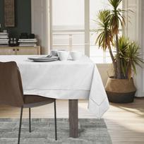 balt stalt - AmeliaHome Gaia Tablecloth PPG White 120x220cm - 2 nuotrauka