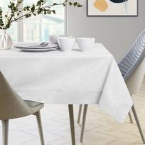 staltiese 120x120 - AmeliaHome Gaia Tablecloth BRD White 120x120cm - 5 nuotrauka