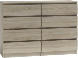 Top E Shop M8 Malwa Chest 8 Drawers 140cm Sonoma