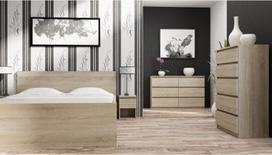komoda 140 - Komoda Top E Shop M6 Malwa 6 Drawers Sonoma, 140 cm - 2 nuotrauka
