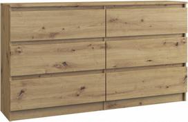 Komoda Top E Shop M6 Malwa 6 Drawers Artisan, 140 cm
