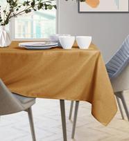 staltiese 120x120 - AmeliaHome Vesta Tablecloth HMD Gold 120x120cm - 5 nuotrauka