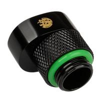 BitsPower X-Cross Adapter G1/4" M/F 5mm Offset Black/Green