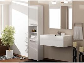 vonios spintele 40 - Top E Shop 40 Bathroom Cabinet White - 3 nuotrauka