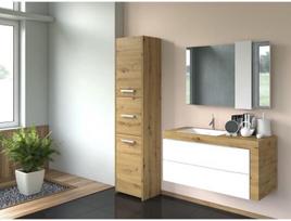 vonios spintele 40 - Top E Shop 43 Bathroom Cabinet Artisan Oak - 3 nuotrauka