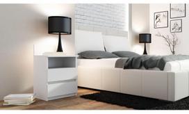 naktink - Top E Shop M1 Malwa Night Stand White - 2 nuotrauka