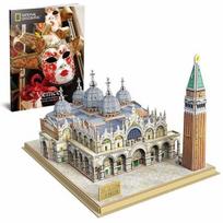 cubicfun 3d puzzle - Cubicfun National Geographic St Marks Square Venice 3D DS0980H - 2 nuotrauka