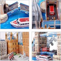 cubicfun 3d puzzle - 3D dėlionė CubicFun City Line London 3D MC253h, 107 dalių - 5 nuotrauka