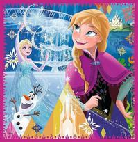 frozen puzzle - Dėlionė Trefl Frozen 34832, 3in1, 106 dalių - 3 nuotrauka