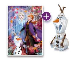 frozen puzzle - Dėlionė Clementoni Frozen 3D 20170, 104 dalių - 2 nuotrauka