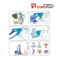 cubicfun 3d puzzle - 3D dėlionė Cubicfun Burj Al Arab 3D, 44 dalių - 5 nuotrauka