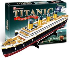 cubicfun 3d puzzle - 3D dėlionė Cubicfun Titanic T4012H, 35 dalių - 2 nuotrauka