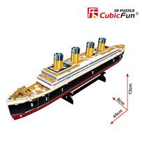 cubicfun 3d puzzle - 3D dėlionė Cubicfun Titanic T4012H, 35 dalių - 5 nuotrauka