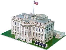 cubicfun 3d puzzle - 3D dėlionė Cubicfun The White House 3D, 64 dalių - 3 nuotrauka