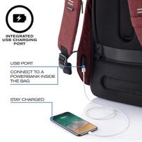 xd design bobby kuprine - XD Design Bobby Hero Anti-Theft Backpack Small Red - 15 nuotrauka