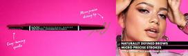 nyx antakiu piestukas - Antakių pieštukas NYX Micro Ash Brown, 5.3 ml - 5 nuotrauka