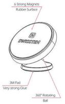 car phone holder - Swissten S-Grip DM7 Car Panel Holder Black - 3 nuotrauka