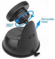 magnetai - Swissten Premium S-GRIP M1 Window Holder Black - 3 nuotrauka