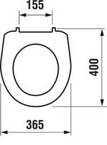 unitazo dangtis jika - Unitazo dangtis Jika Lyra Plus 93383, 30 x 420 x 375 mm - 2 nuotrauka