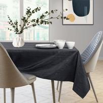 juoda staltiese - AmeliaHome Vesta Tablecloth HMD Black 140x350cm - 3 nuotrauka