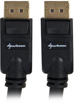 displayport cable - Sharkoon Displayport Cable 1.3 4K - juodas - 1m - 3 nuotrauka