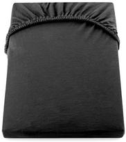 paklode su guma 120x200 - DecoKing Amber Bedsheet 100-120x200 Black - 2 nuotrauka