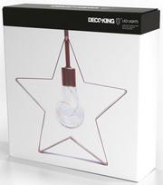 kaledine zvaigzde - DecoKing LED Decoration Star 23x22cm - 5 nuotrauka