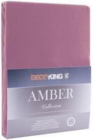 DecoKing Amber Bedsheet 120-140x200 Plum