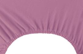 paklode su guma 140x200 - DecoKing Amber Bedsheet 120-140x200 Plum - 4 nuotrauka