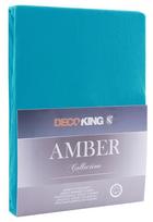 DecoKing Amber Bedsheet 120-140x200 Marine