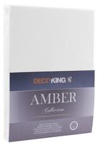 DecoKing Amber Bedsheet 160-180x200 White