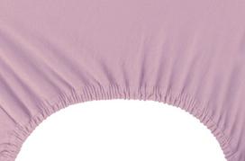 paklode su guma 180x200 - DecoKing Amber Bedsheet 160-180x200 Old Lilac - 3 nuotrauka