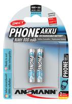 battery nimh - Ansmann 5035332 AAA NiMH 2x800mAh (DECT phone) - 3 nuotrauka