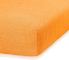 paklode su guma 120x200 - AmeliaHome Ruby Frote Bedsheet 100-120x200 Orange 50 - 3 nuotrauka
