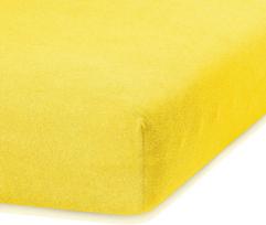 140x200 cm paklodes - AmeliaHome Ruby Frote Bedsheet 120-140x200 Yellow 04 - 3 nuotrauka