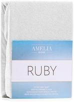 frotine patalyne - AmeliaHome Ruby Frote Bedsheet 120-140x200 White 01 - 1 nuotrauka
