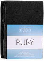 AmeliaHome Ruby Frote Bedsheet 140-160x200 Black 44