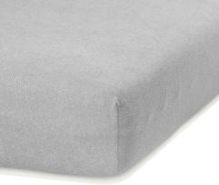 sidabro paklode - AmeliaHome Ruby Frote Bedsheet 140-160x200 Silver 60 - 3 nuotrauka
