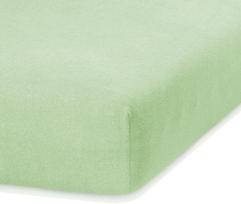 paklode su guma 120x200 - AmeliaHome Ruby Frote Bedsheet 100-120x200 Light Green 12 - 3 nuotrauka