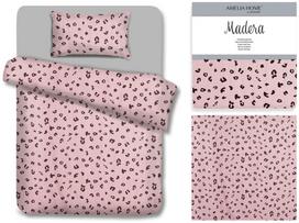 uzvalkalas 80x80 - AmeliaHome Madera Pink Panther Bedding Set 200x200/80x80 2pcs - 3 nuotrauka