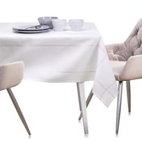 balt stalt - AmeliaHome Antony Tablecloth White 140x220cm - 2 nuotrauka